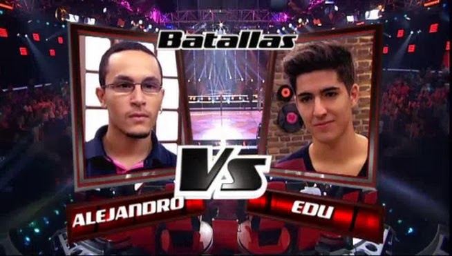 Alejandro Udó-Edu Ruiz Alejandro Udó-Edu Ruiz Batallas La Voz 2013
