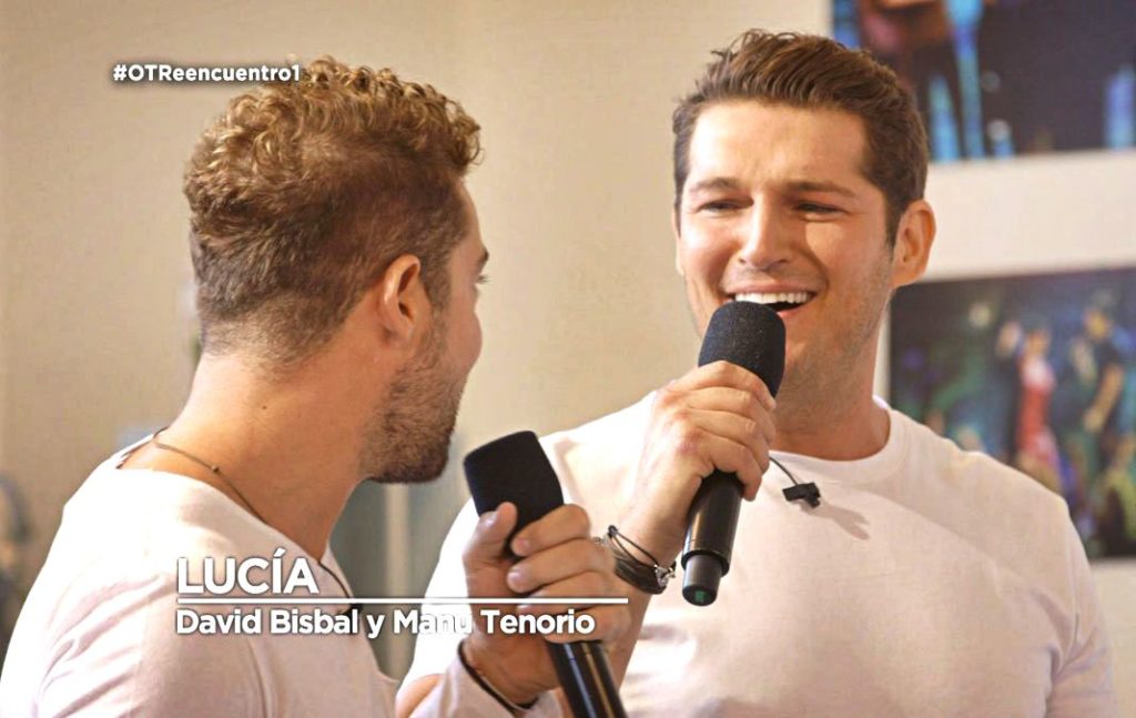 David Bisbal y Manu Tenorio Lucía OT reencuentro David Bisbal y Manu Tenorio Lucía OT reencuentro