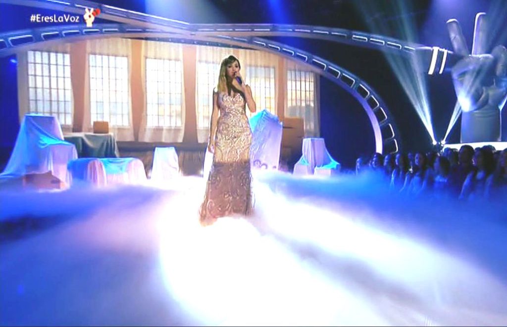 Sahra Lee canta Sola Otra vez de Celine Dion. Semifinal La Voz