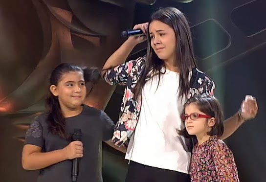 Carmen, Yudit y Pilar Bogado La voz kids