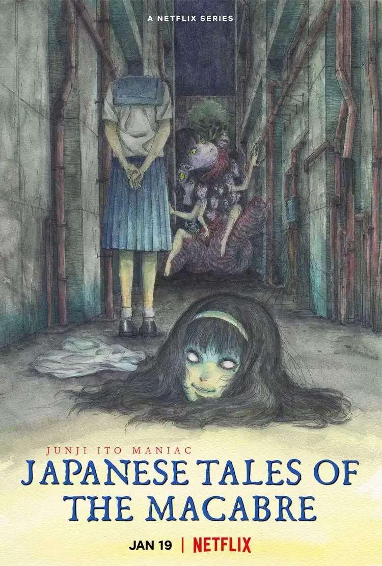 Junji Ito Maniac japonés Tales of the Macabre llegará a netflix en enero de 2023 poster